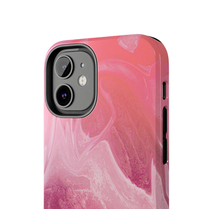 Pink Marble Design Tough Phone Case compatible with a large variety of iphone models, Gift, Phone Case