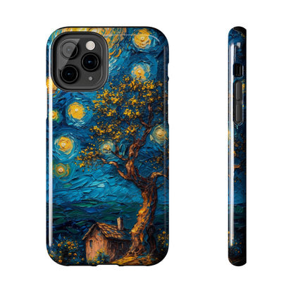 Yellow Dreamy Artistic Sky Design Tough Phone Case