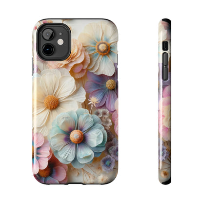 Beautiful Spring Flower Bouquet Digital print Design Tough Phone Case compatible with a large variety of iPhone models, Gift, Phone Case