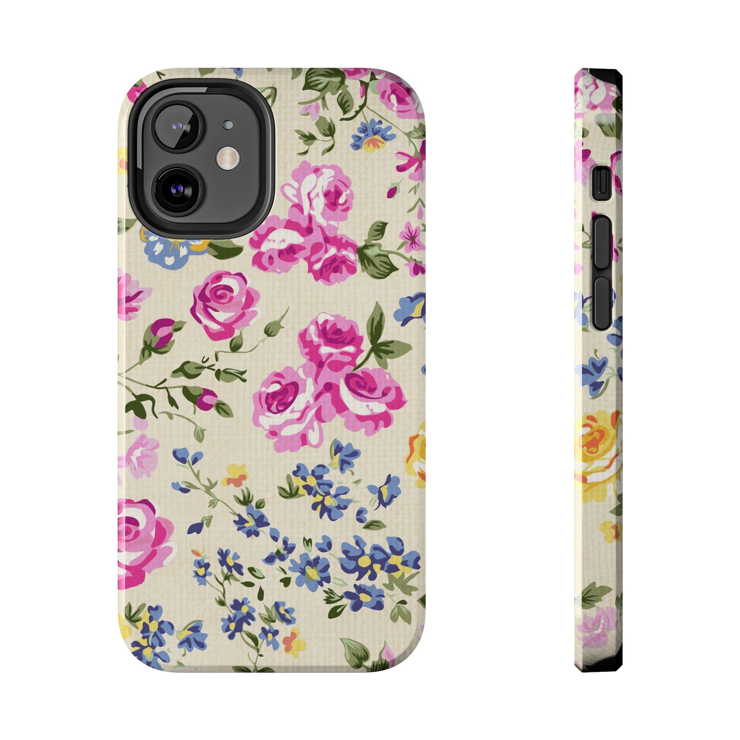 Western Pink Roses Design Tough Phone Case compatible with a large variety of iphone models