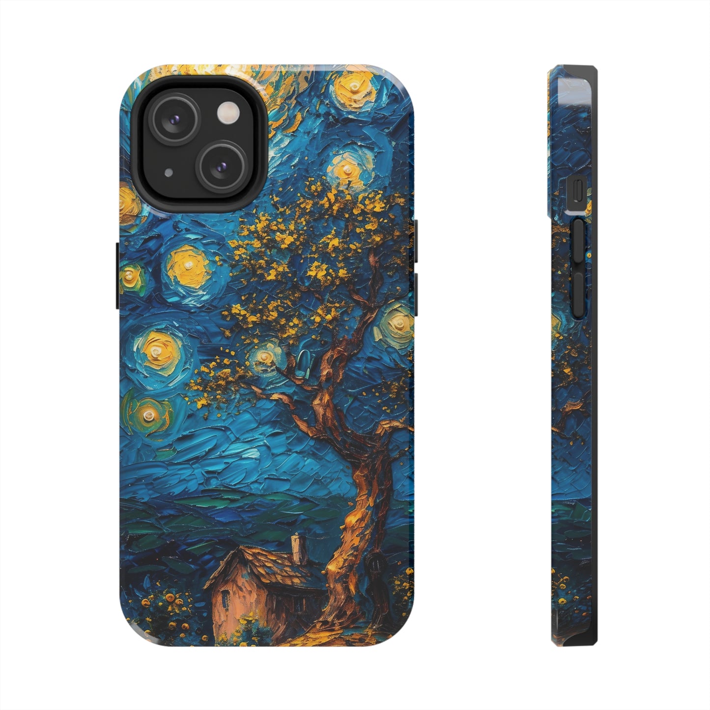 Yellow Dreamy Artistic Sky Design Tough Phone Case