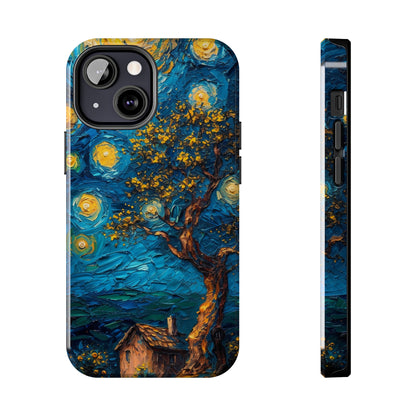 Yellow Dreamy Artistic Sky Design Tough Phone Case