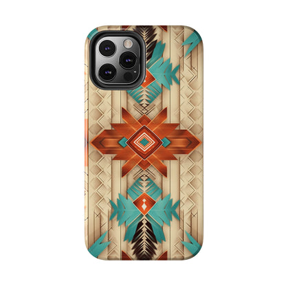 Beautiful Native American Pattern Design Tough Phone Case compatible with a large variety of iPhone models, Gift, Phone Case