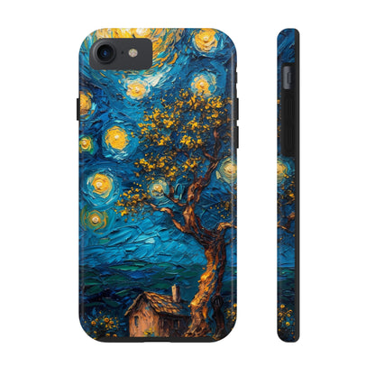 Yellow Dreamy Artistic Sky Design Tough Phone Case