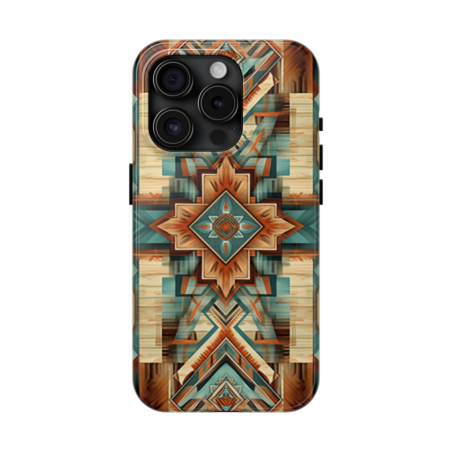 Native American Pattern Design Tough Phone Case compatible with a large variety of iPhone models, Gift, Phone Case