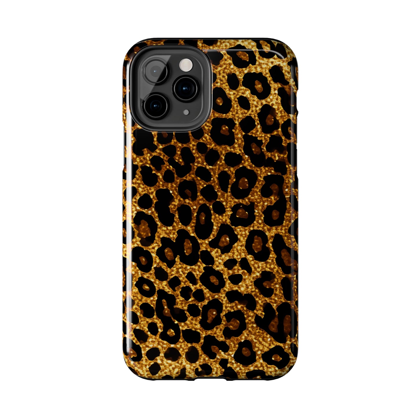 Cheetah Print design Tough Phone Case compatible with a large variety of iPhone models, Birthday Gift, Phone Case