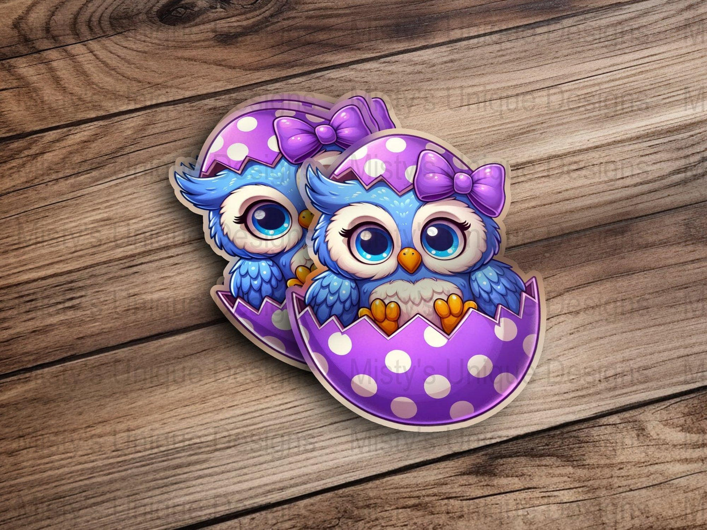 Cute Easter Owl Clipart, Digital Download, Purple Eggshell Cartoon Owl PNG, Commercial Use, Scrapbooking Graphics, Kids Party Decor