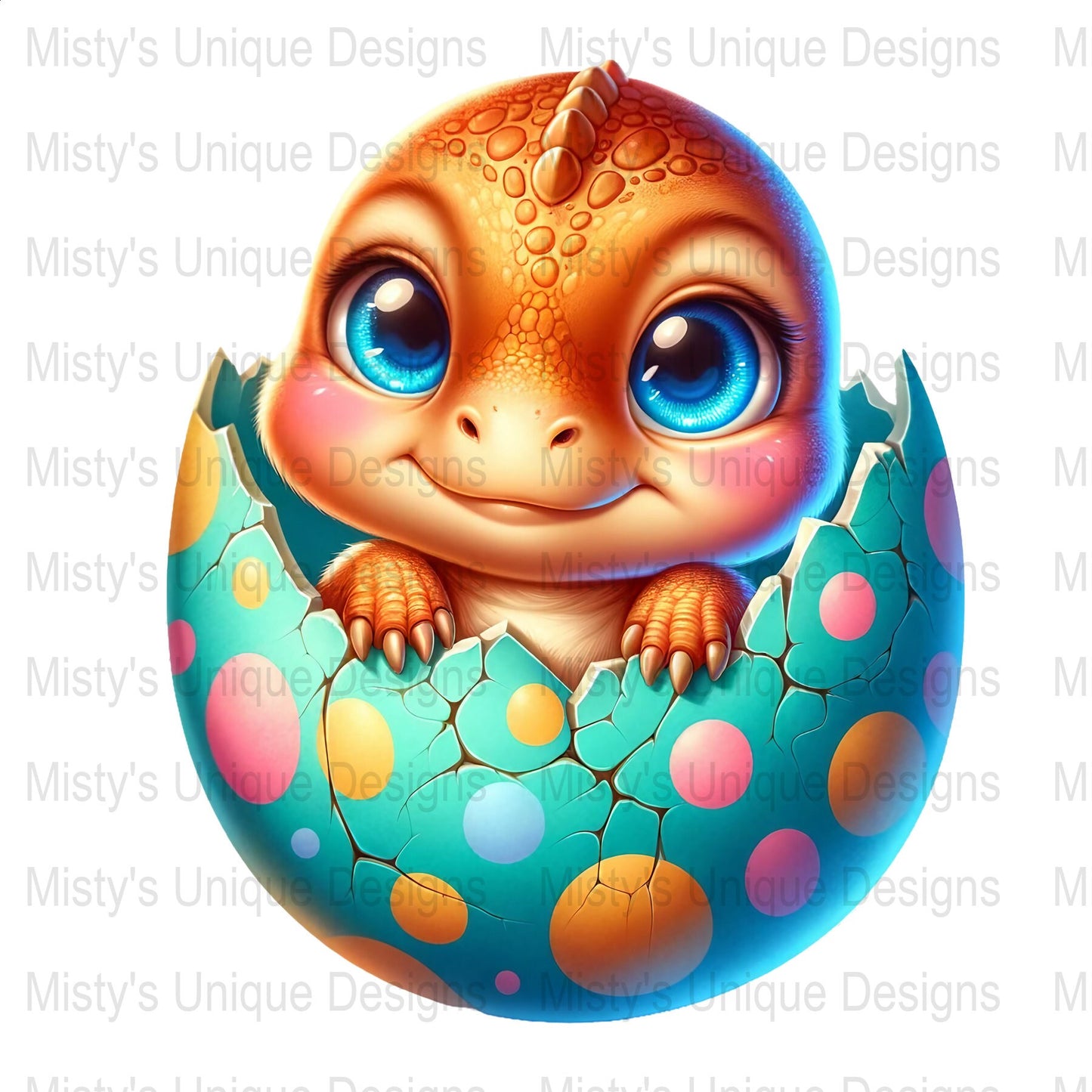 Cute Dragon Hatchling Clipart, Digital Download, Fantasy Creature PNG, Kids Fantasy Art, Nursery Decor, Baby Dragon Illustration